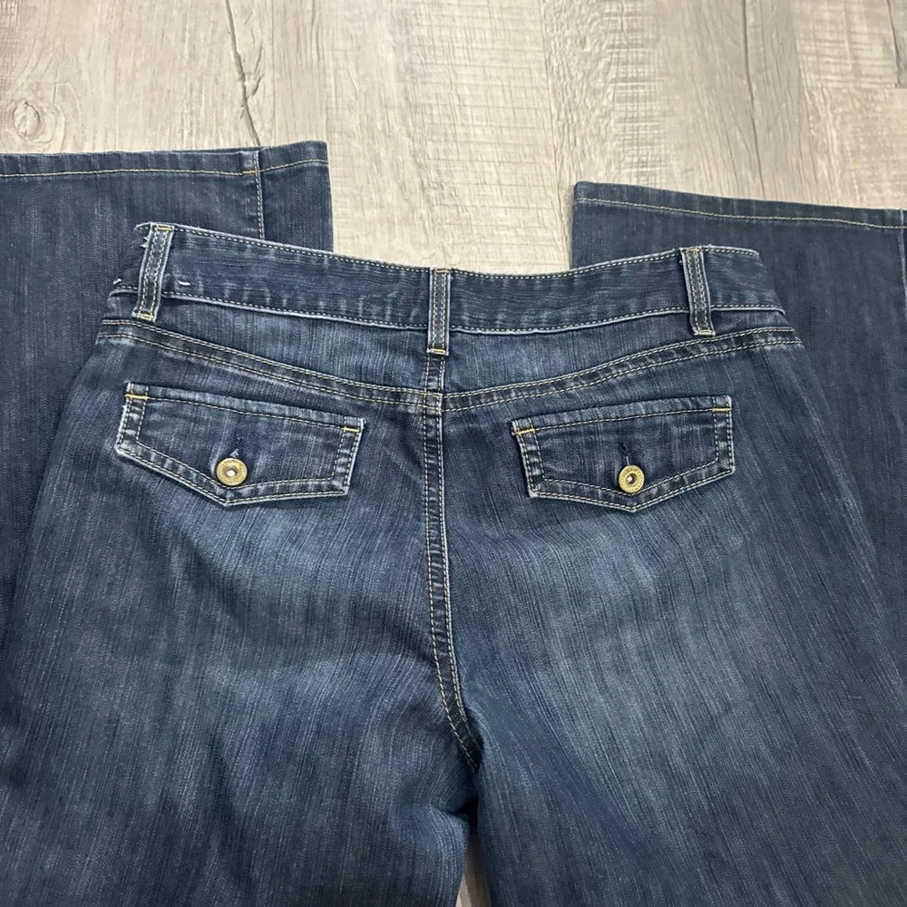 Ann Taylor Indigo Wide Leg Jeans